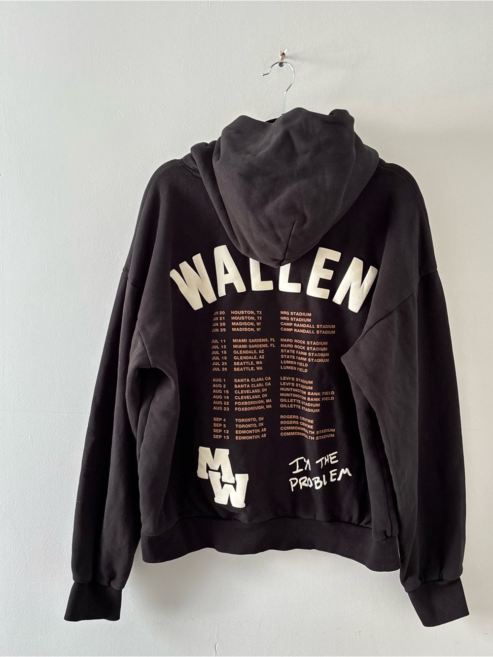 Morgan Wallen I’m The Problem Tour Hoodie Official Merch Sweatshirt Graphic - Picture 3 of 5